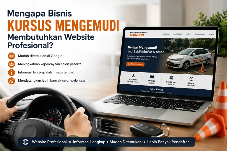 Mengapa Bisnis Kursus Mengemudi Membutuhkan Website Profesional?