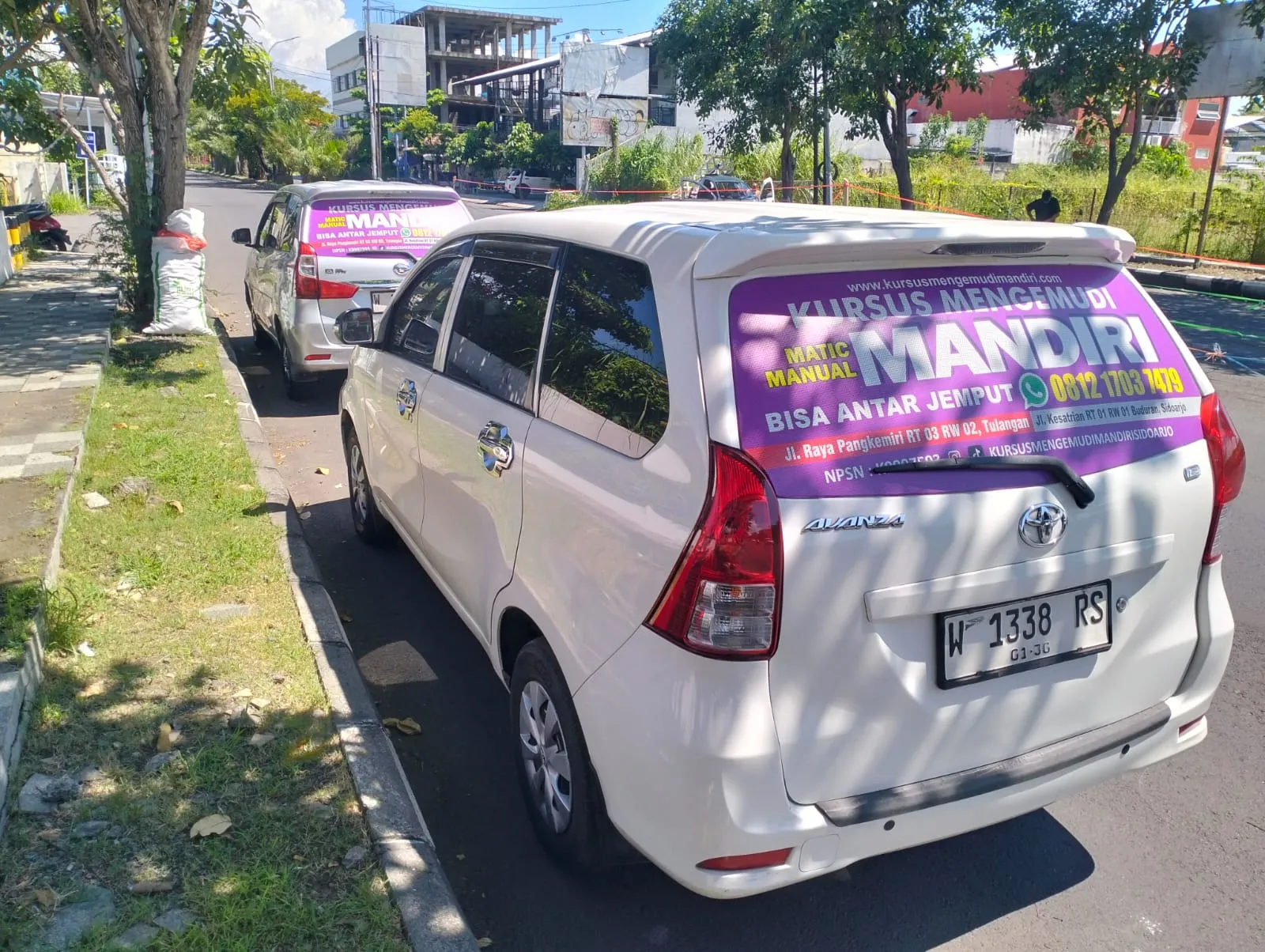 Mobil Xenia R 2020 untuk kursus mengemudi manual Sidoarjo